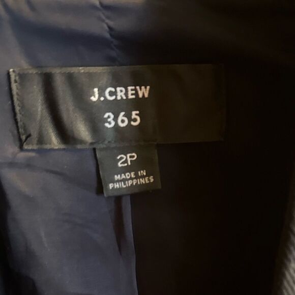 J. Crew 365 Black Open Front Blazer Size 2P - Picture 4 of 9